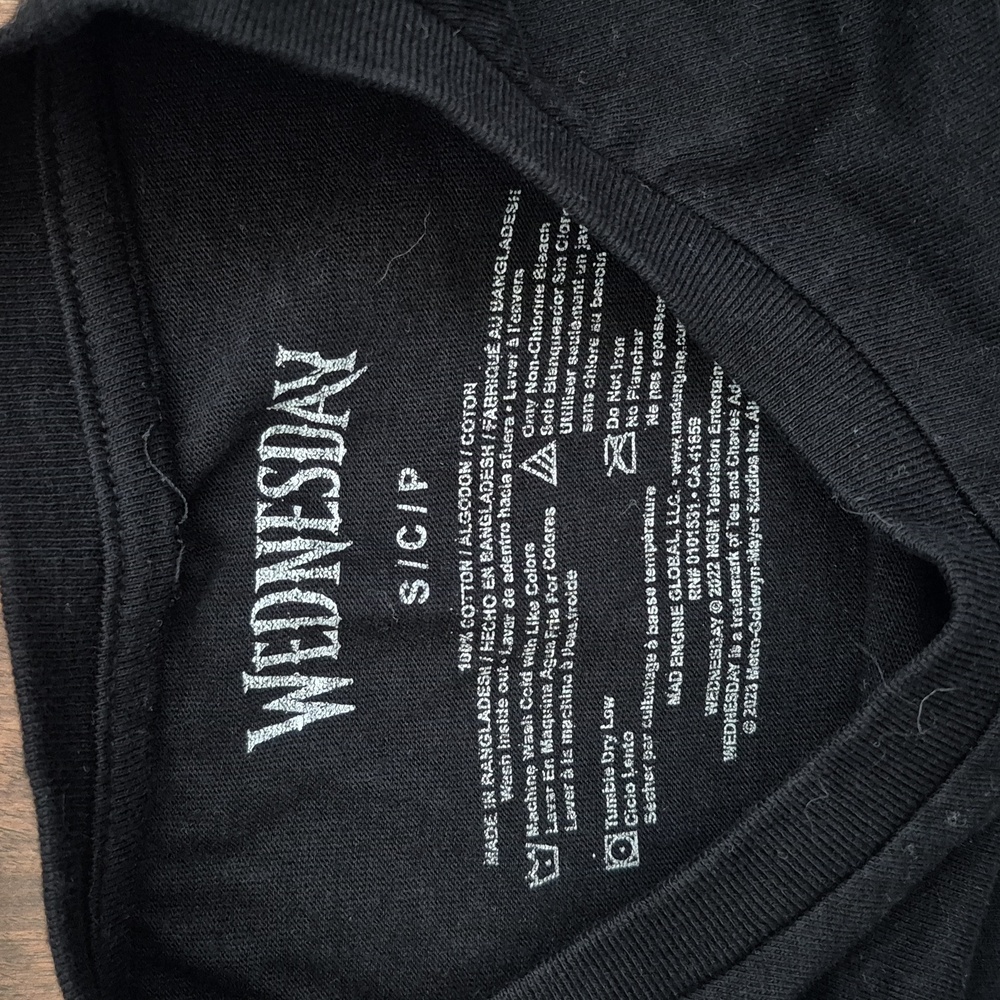 MAD Engine Black 'Wednesday' Graphic Tee - Picture 2 of 2